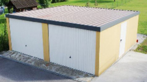 Die beliebteste Fertiggarage: Als Doppel